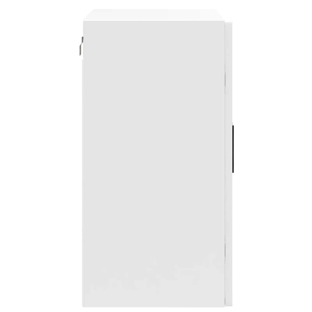 Kitchen Wall Cabinet with Glass Door Porto High Gloss White