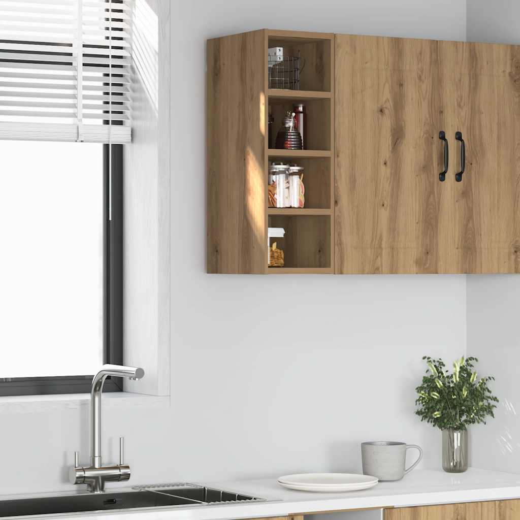 Hanging Cabinet Riga Artisan Oak 20x29.5x60 cm Engineered Wood