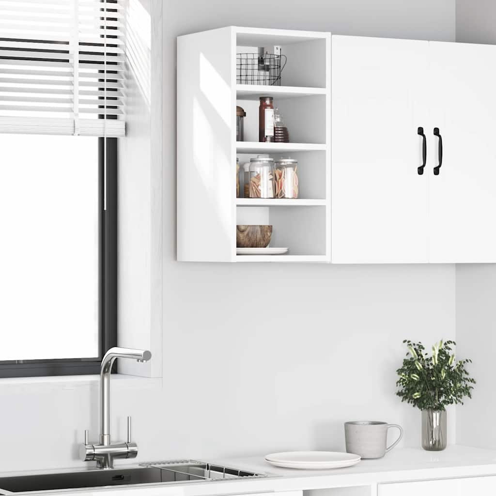 Hanging Cabinet Riga White 30x29.5x60 cm Engineered Wood