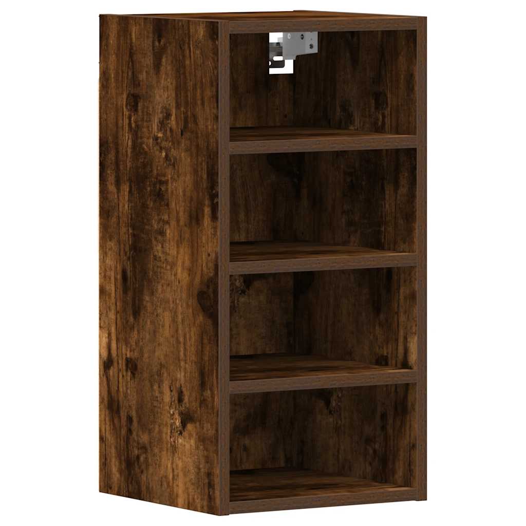 Hanging Cabinet Riga Smoked Oak 30x29.5x60 cm Engineered Wood