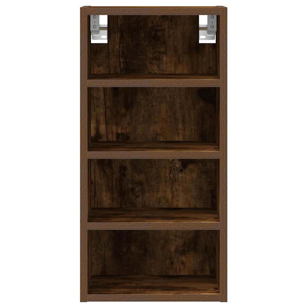 Hanging Cabinet Riga Smoked Oak 30x29.5x60 cm Engineered Wood