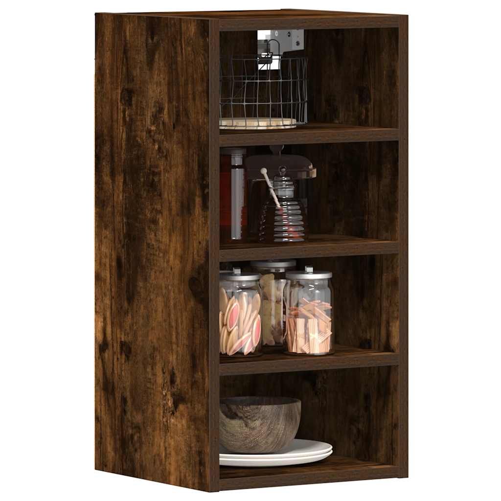 Hanging Cabinet Riga Smoked Oak 30x29.5x60 cm Engineered Wood