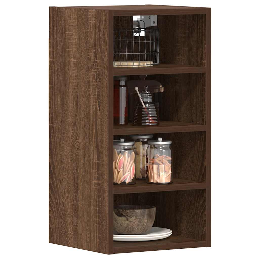 Hanging Cabinet Riga Brown Oak 30x29.5x60 cm Engineered Wood