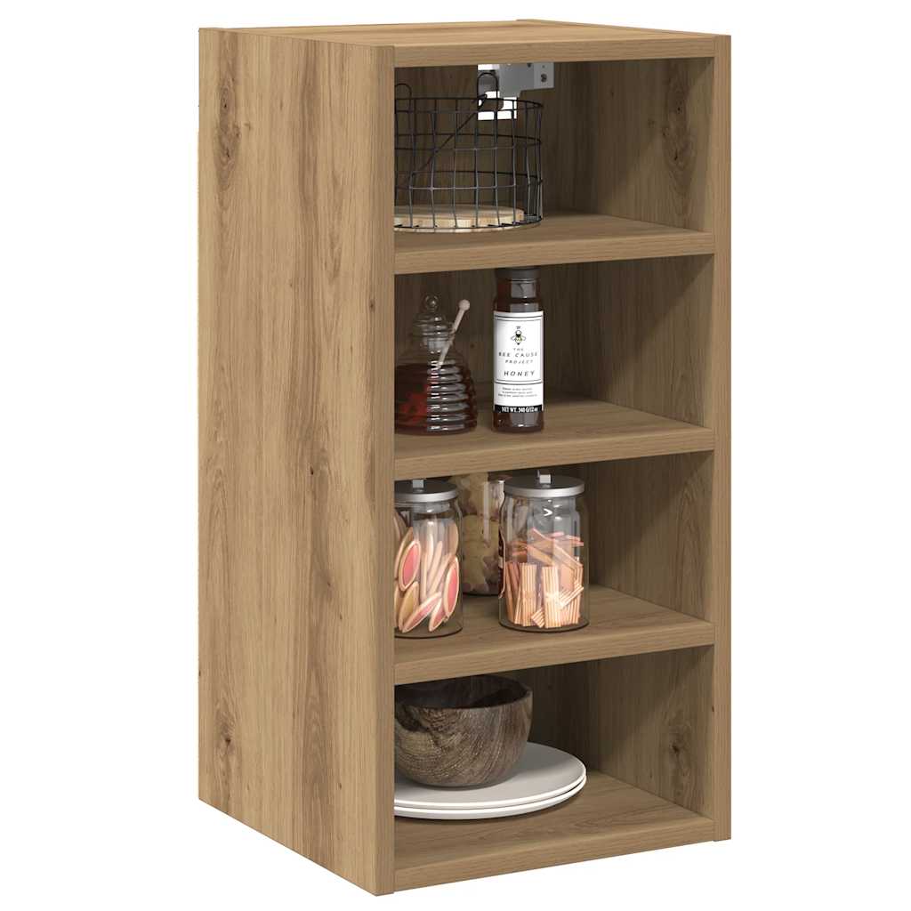 Hanging Cabinet Riga Artisan Oak 30x29.5x60 cm Engineered Wood