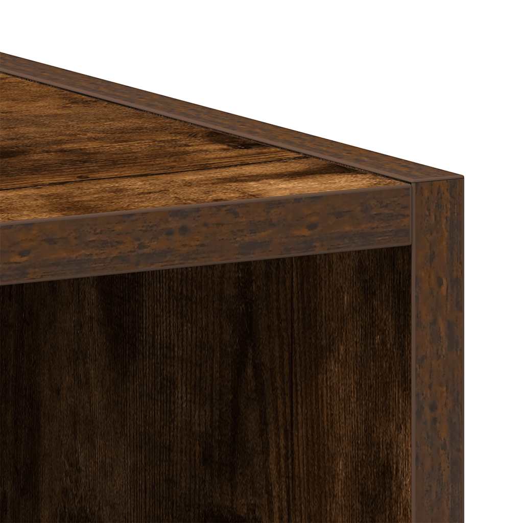 Hanging Cabinet Riga Smoked Oak 40x29.5x60 cm Engineered Wood