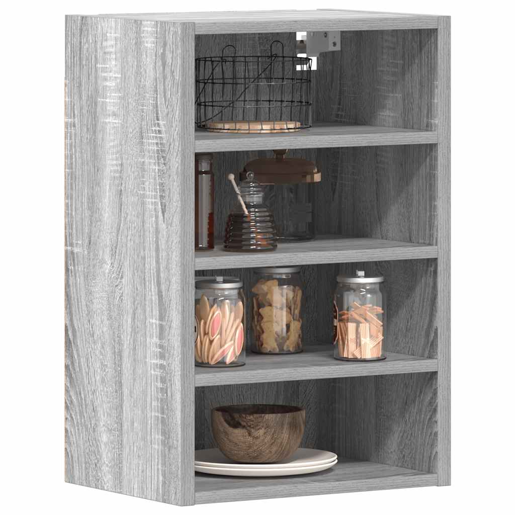 Hanging Cabinet Riga Grey Sonoma 40x29.5x60 cm Engineered Wood
