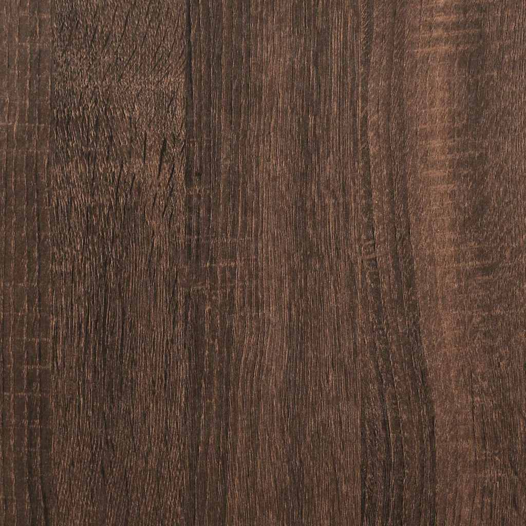 Hanging Cabinet Riga Brown Oak 40x29.5x60 cm Engineered Wood