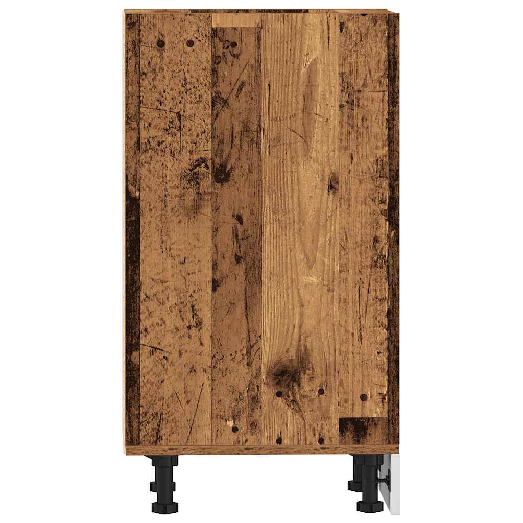 Bottom Cabinet Riga Old Wood 20x44.5x81.5 cm Engineered Wood