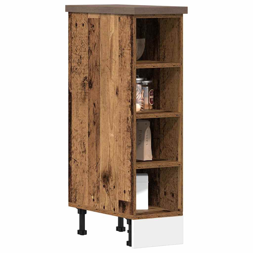 Bottom Cabinet Riga Old Wood 20x44.5x81.5 cm Engineered Wood