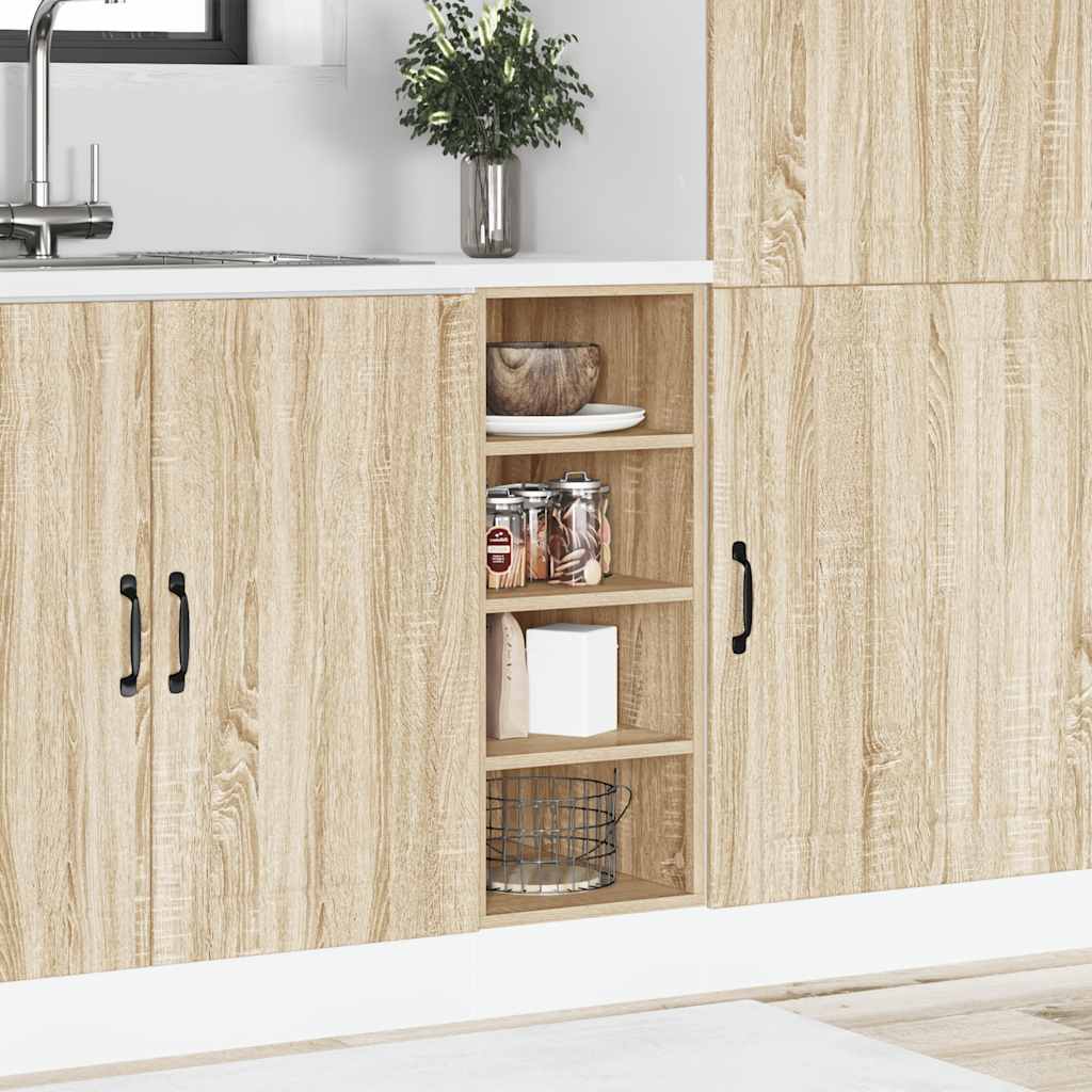 Bottom Cabinet Riga Sonoma Oak 30x44.5x81.5 cm Engineered Wood