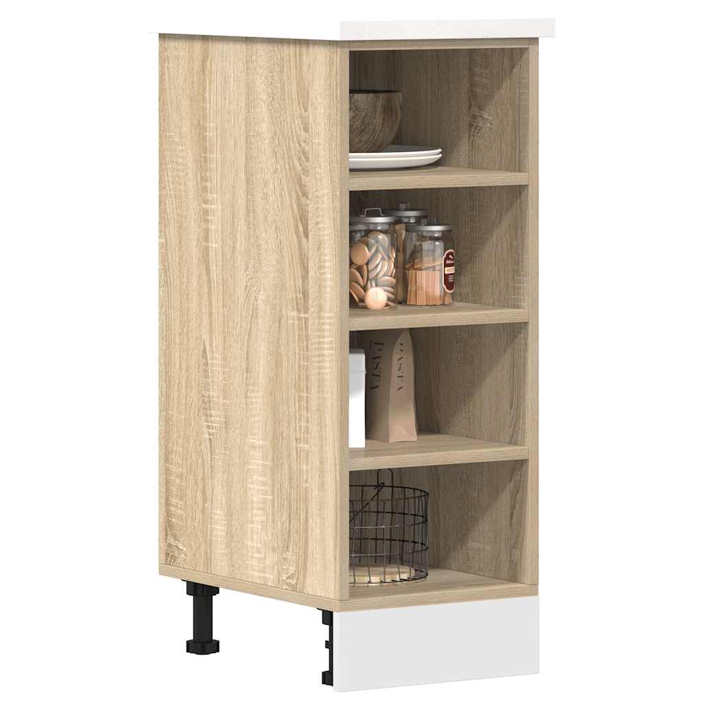 Bottom Cabinet Riga Sonoma Oak 30x44.5x81.5 cm Engineered Wood