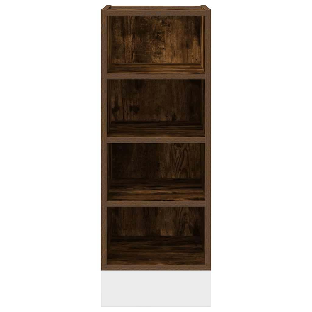 Bottom Cabinet Riga Smoked Oak 30x44.5x81.5 cm Engineered Wood