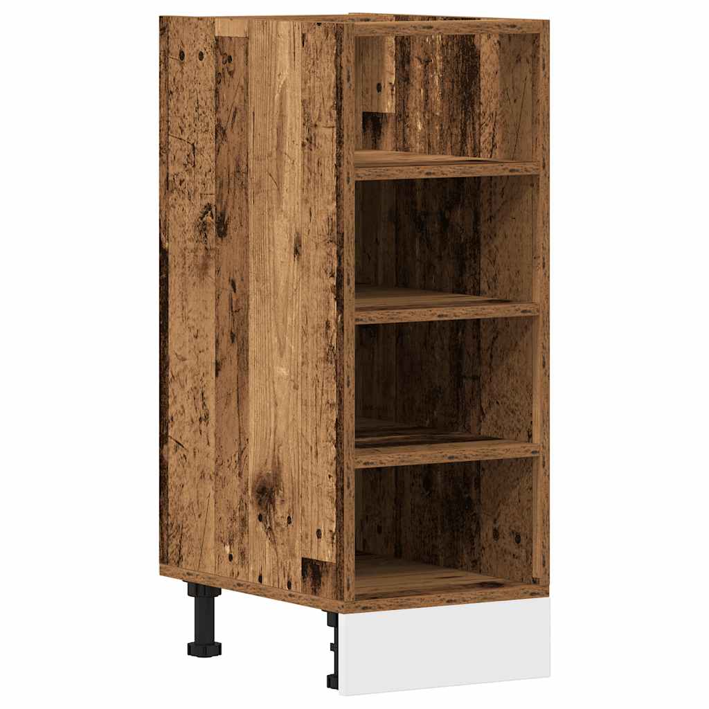 Bottom Cabinet Riga Old Wood 30x44.5x81.5 cm Engineered Wood