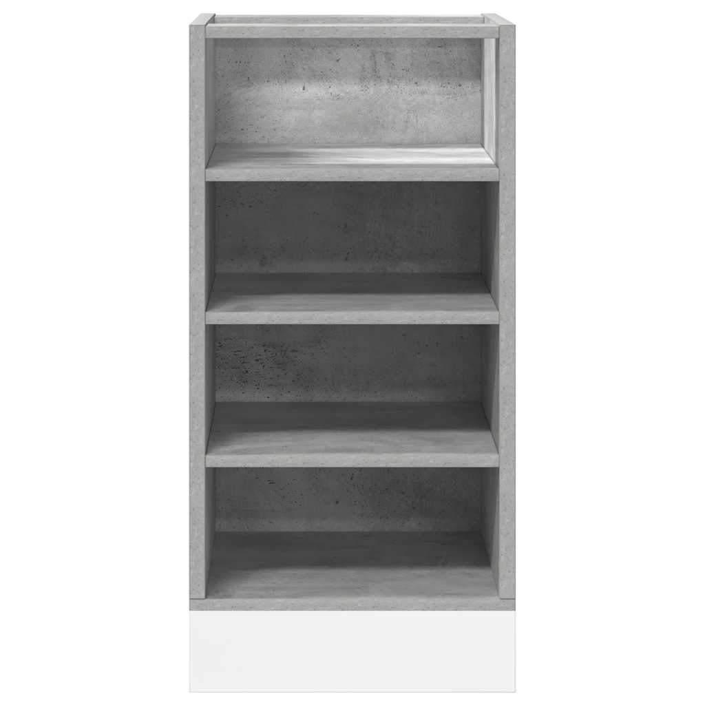 Bottom Cabinet Riga Concrete Grey 40x44.5x81.5 cm Engineered Wood