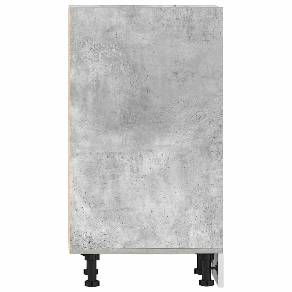 Bottom Cabinet Riga Concrete Grey 40x44.5x81.5 cm Engineered Wood