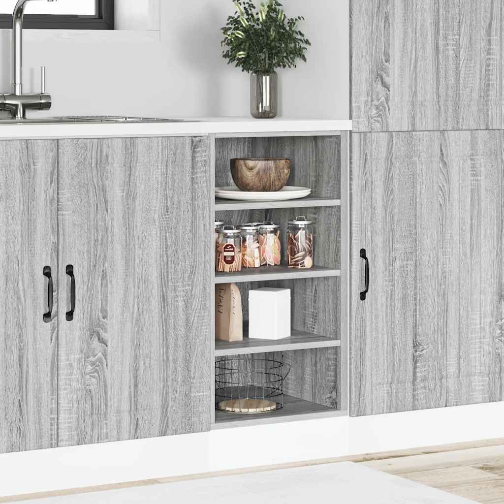 Bottom Cabinet Riga Grey Sonoma 40x44.5x81.5 cm Engineered Wood
