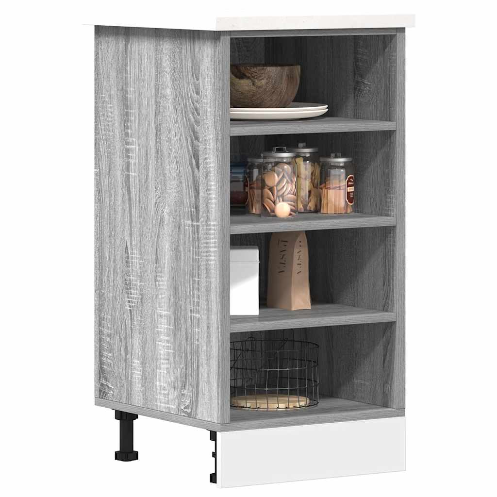 Bottom Cabinet Riga Grey Sonoma 40x44.5x81.5 cm Engineered Wood