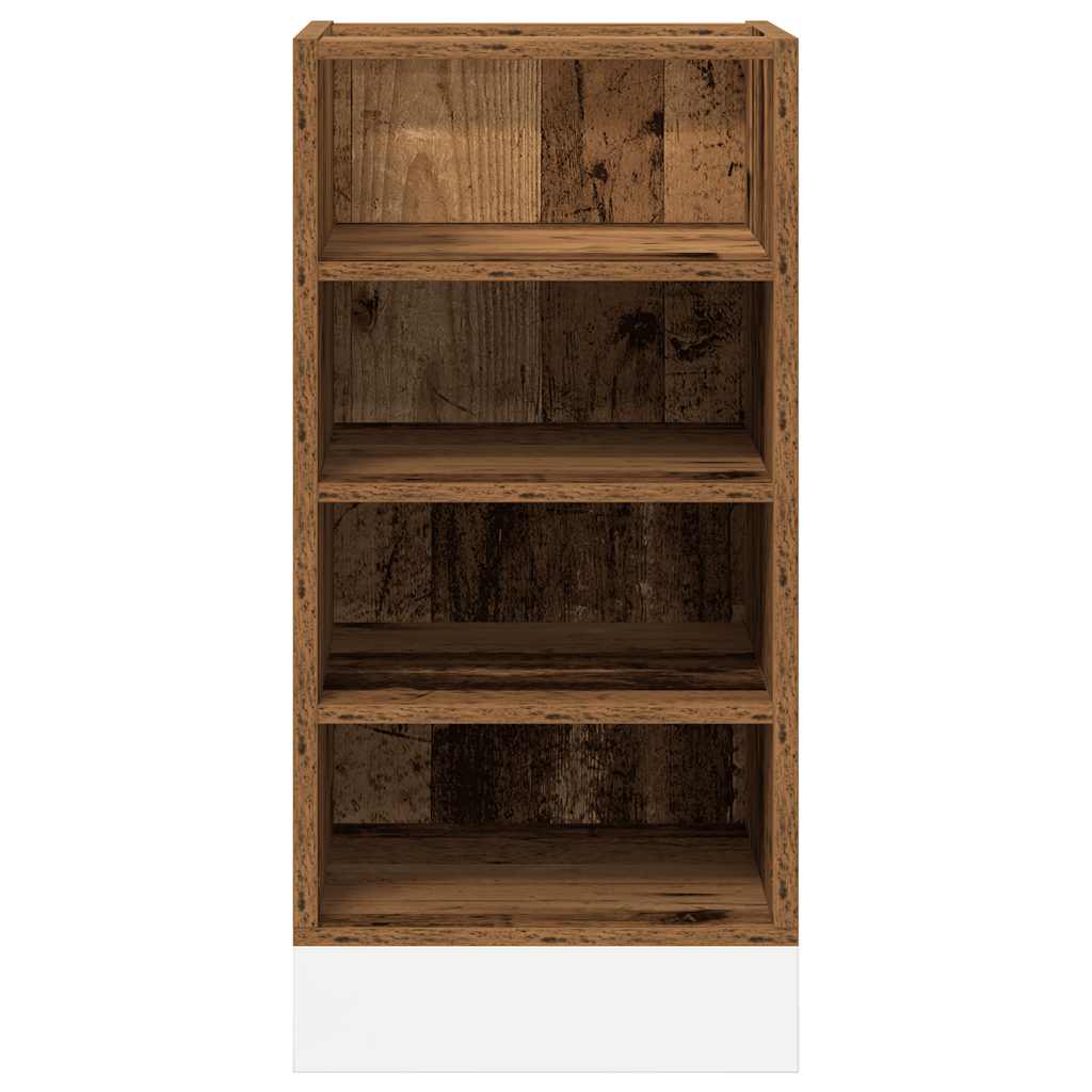 Bottom Cabinet Riga Old Wood 40x44.5x81.5 cm Engineered Wood