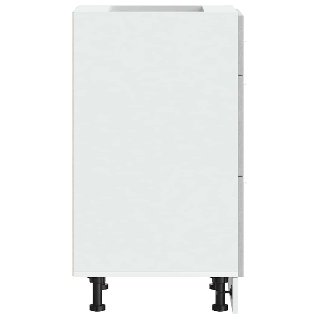 Bottom Cabinet Lyon Concrete Grey 40x46x81.5 cm Engineered Wood