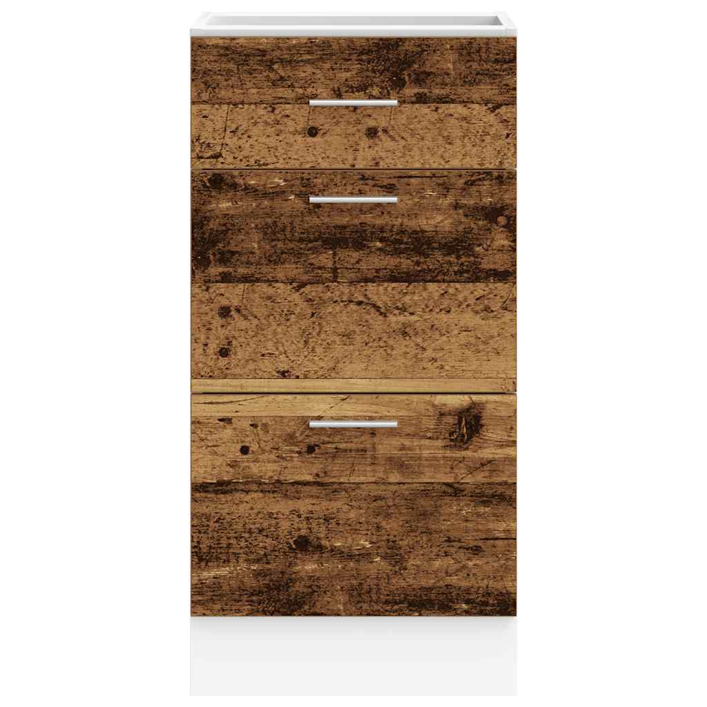 Bottom Cabinet Lyon Old Wood 40x46x81.5 cm Engineered Wood