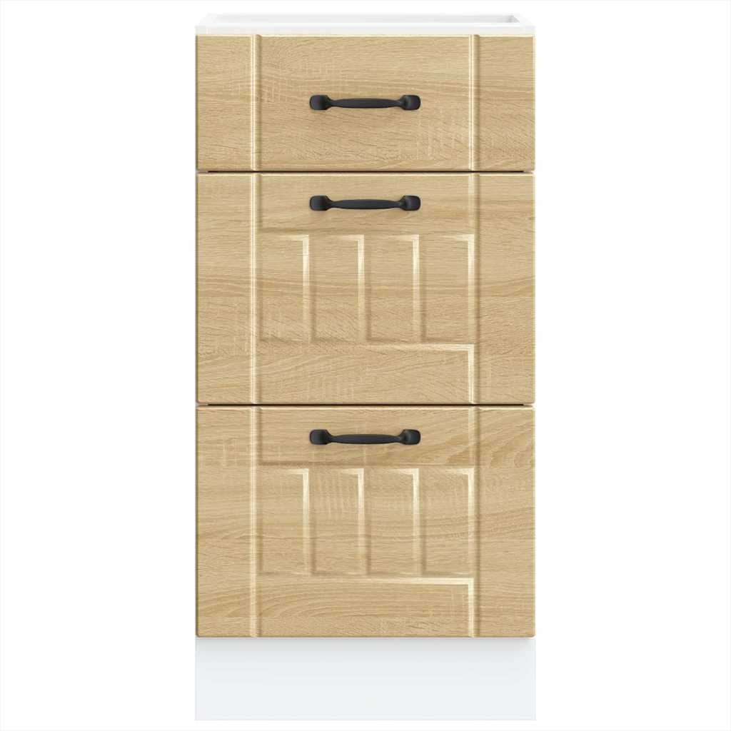 Kitchen Base Cabinet Lucca Sonoma Oak Engineered Wood