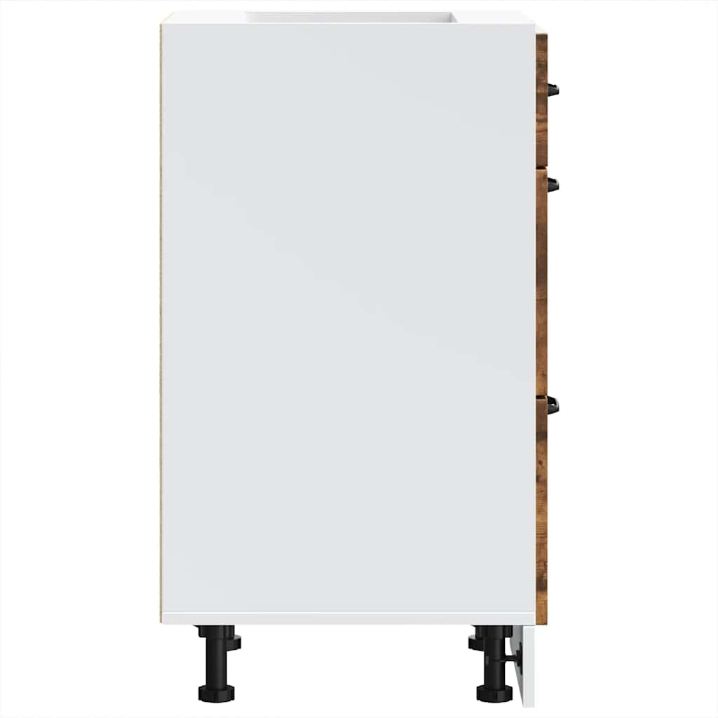 Kitchen Base Cabinet Kalmar Smoked Oak Engineered Wood