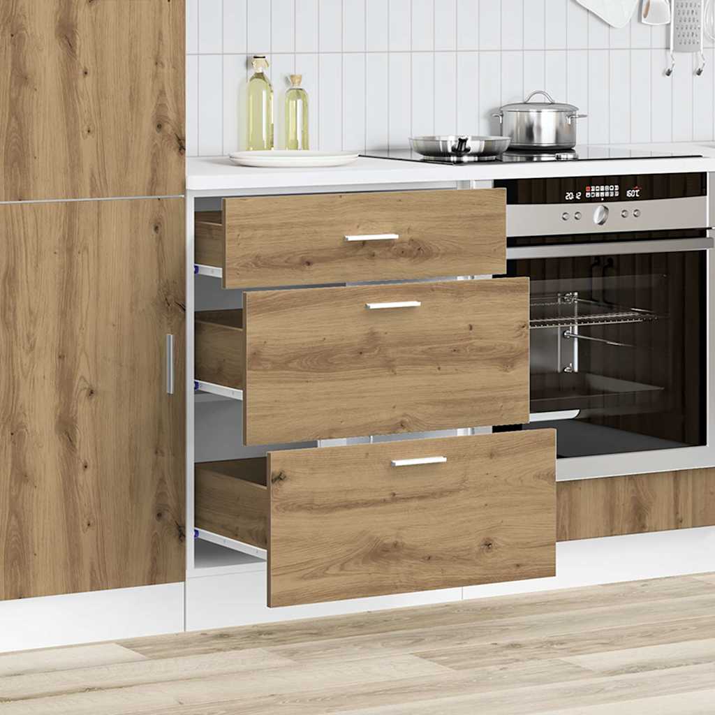Kitchen Base Cabinet Lyon Artisan Oak Engineered Wood