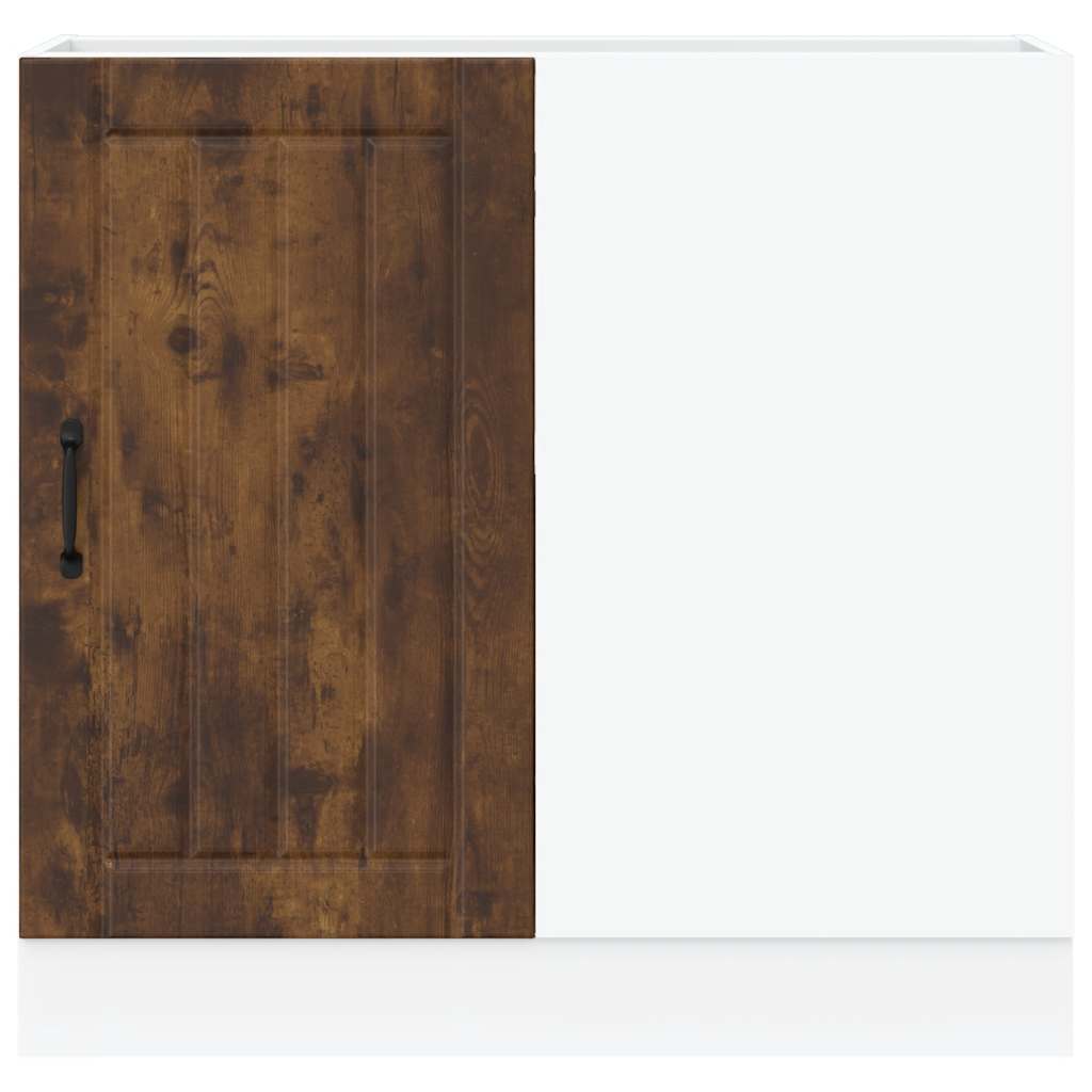 Kitchen Base Cabinet Lucca Smoked Oak Engineered Wood