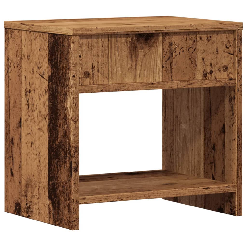 Bedside Cabinet Old Wood 40x30x40 cm Engineered Wood