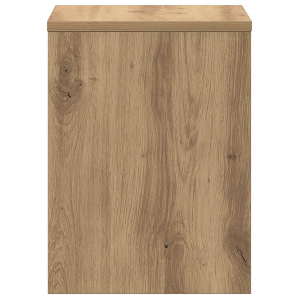 Bedside Cabinet Aritisian Oak 40x30x40 cm Engineered Wood