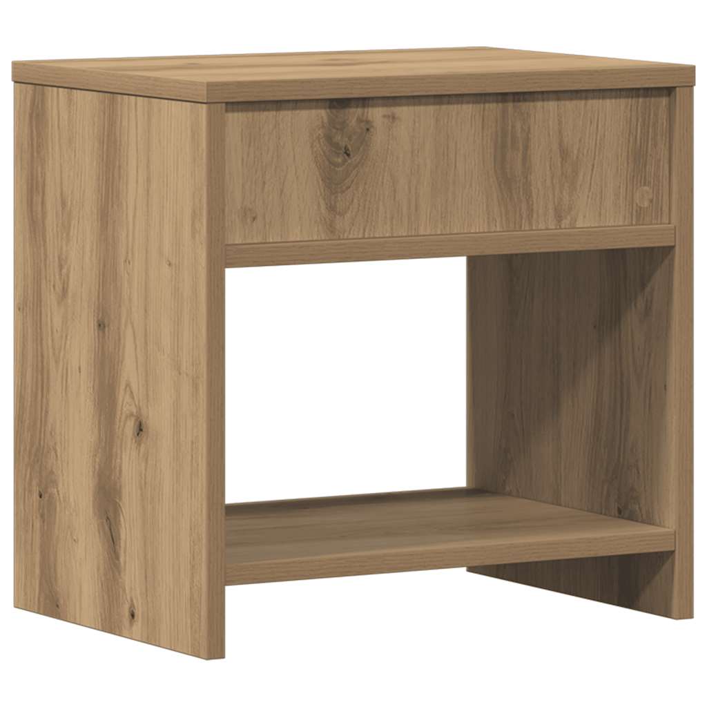 Bedside Cabinet Aritisian Oak 40x30x40 cm Engineered Wood