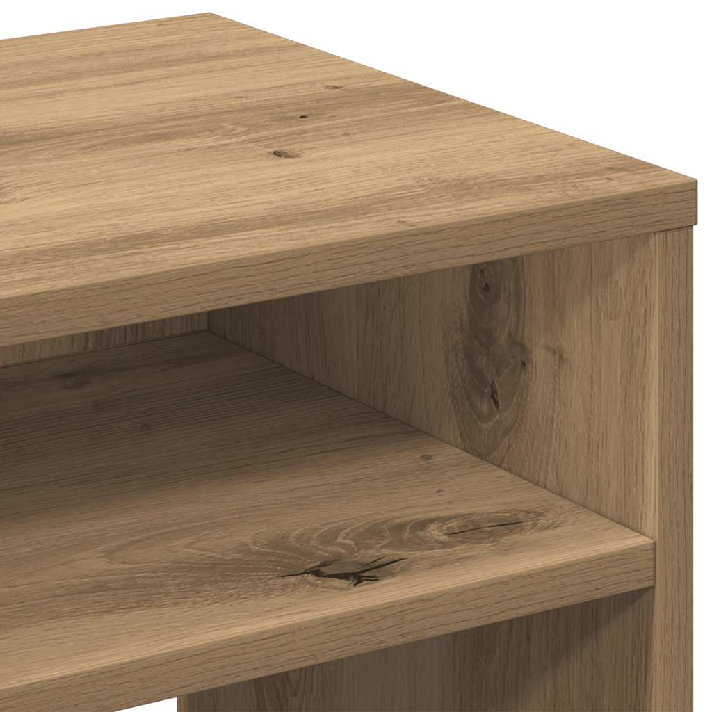 Bedside Cabinet Aritisian Oak 40x30x40 cm Engineered Wood