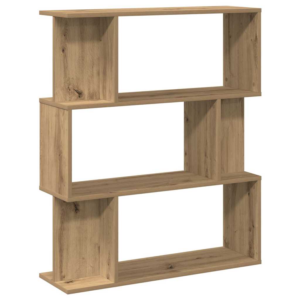 Book Cabinet Artisan Oak 80x24x96 cm Engineered Wood