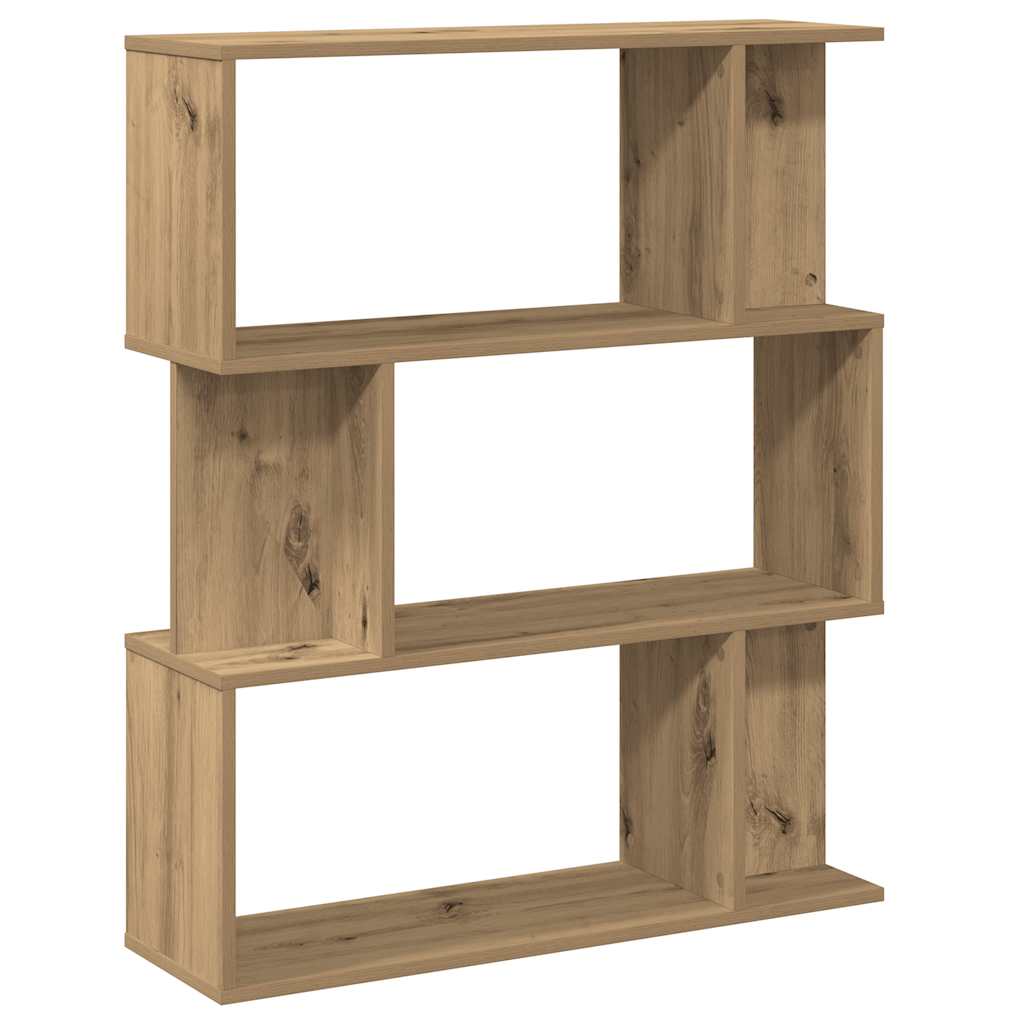 Book Cabinet Artisan Oak 80x24x96 cm Engineered Wood