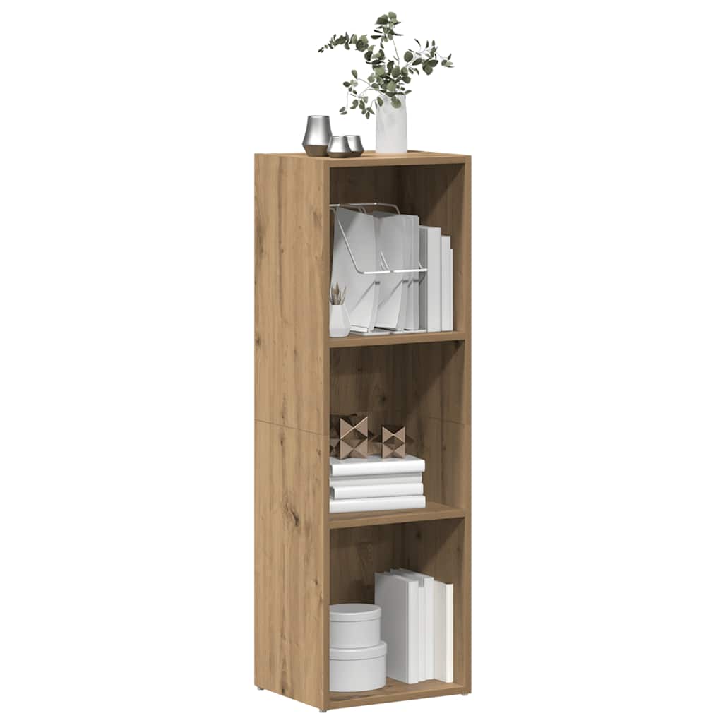 Book Cabinet Artisan Oak 36x30x114 cm Engineered Wood