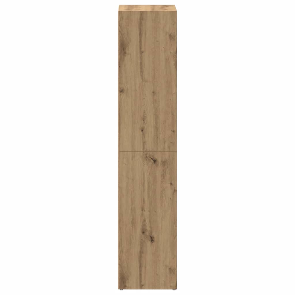 Book Cabinet Artisan Oak 36x30x143 cm Engineered Wood