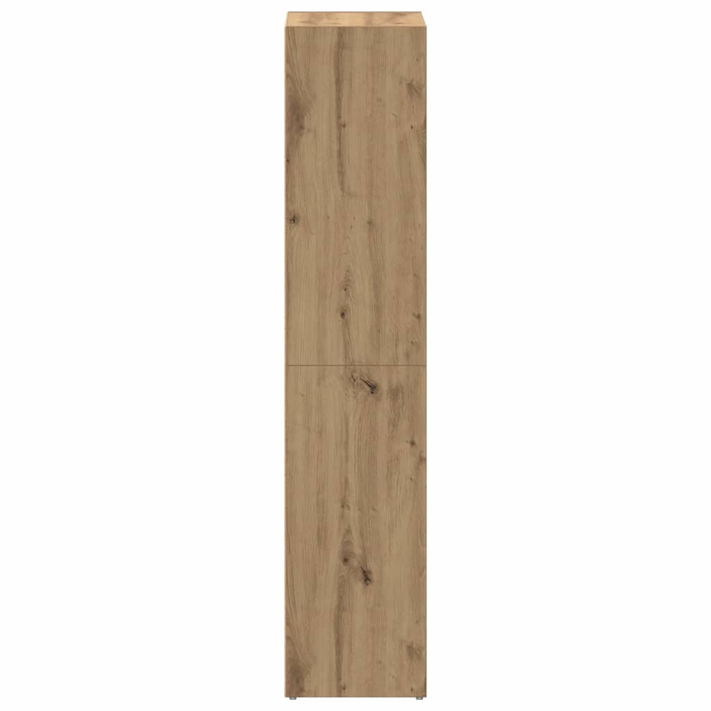 Book Cabinet Artisan Oak 66x30x130 cm Engineered Wood