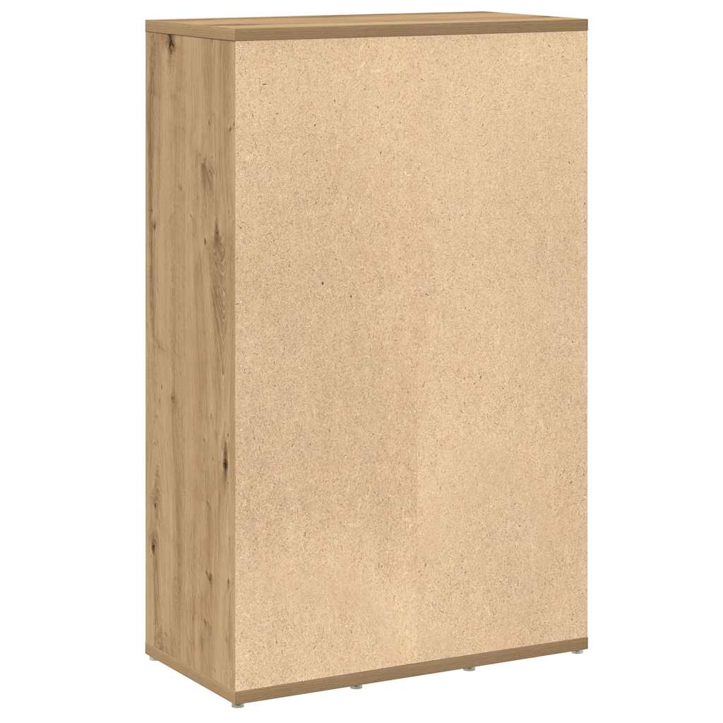 Book Cabinet Artisan Oak 50x25x80 cm Engineered Wood