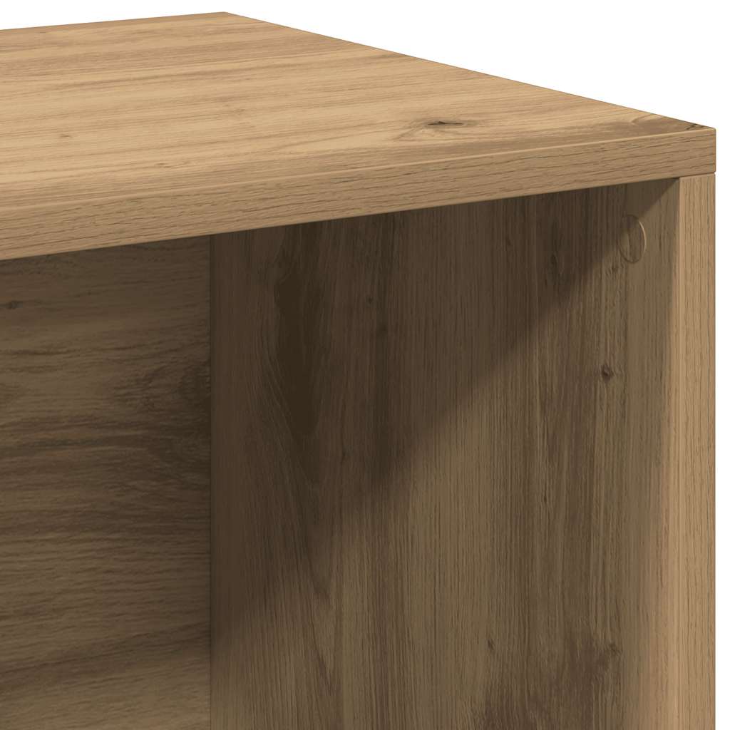 LP Storage Box Artisan Oak 69.5x34x36 cm Engineered Wood