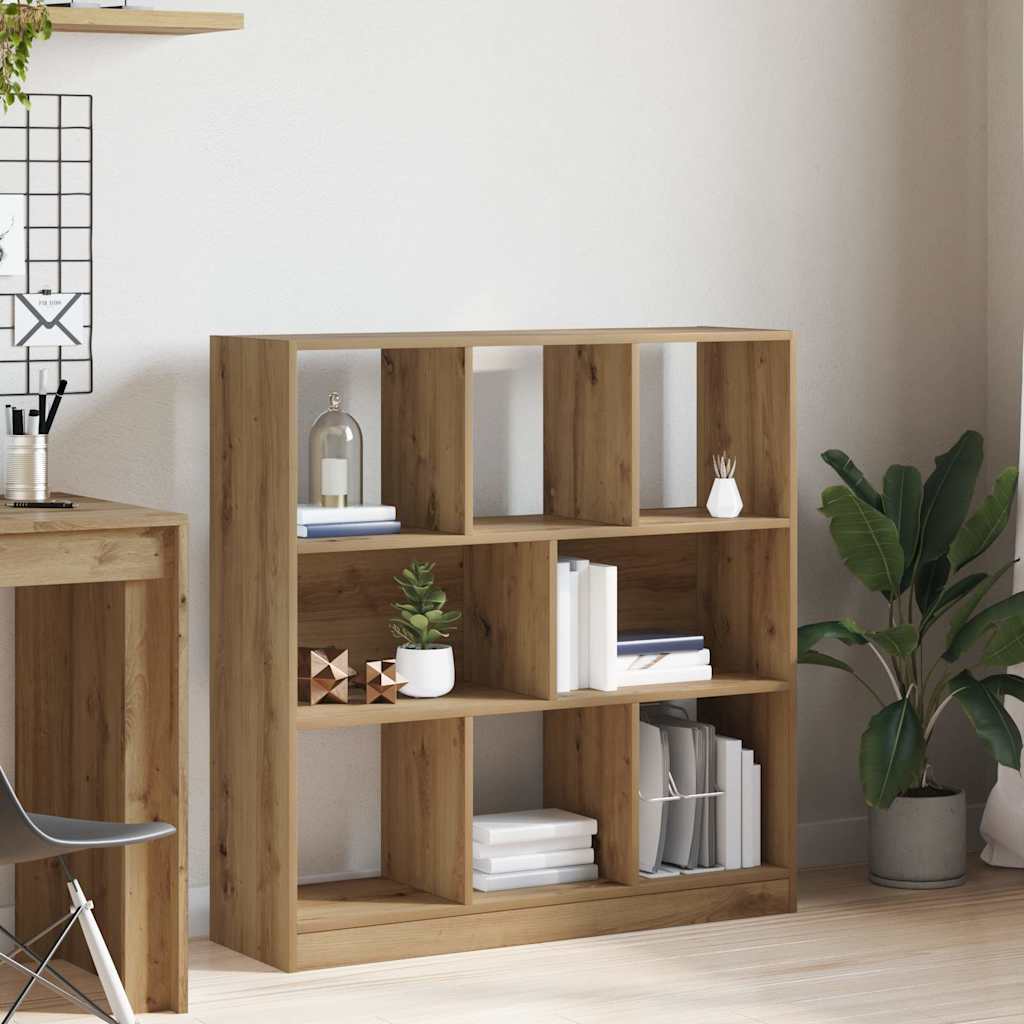 Book Cabinet Artisan Oak 97.5x29.5x100 cm Engineered Wood