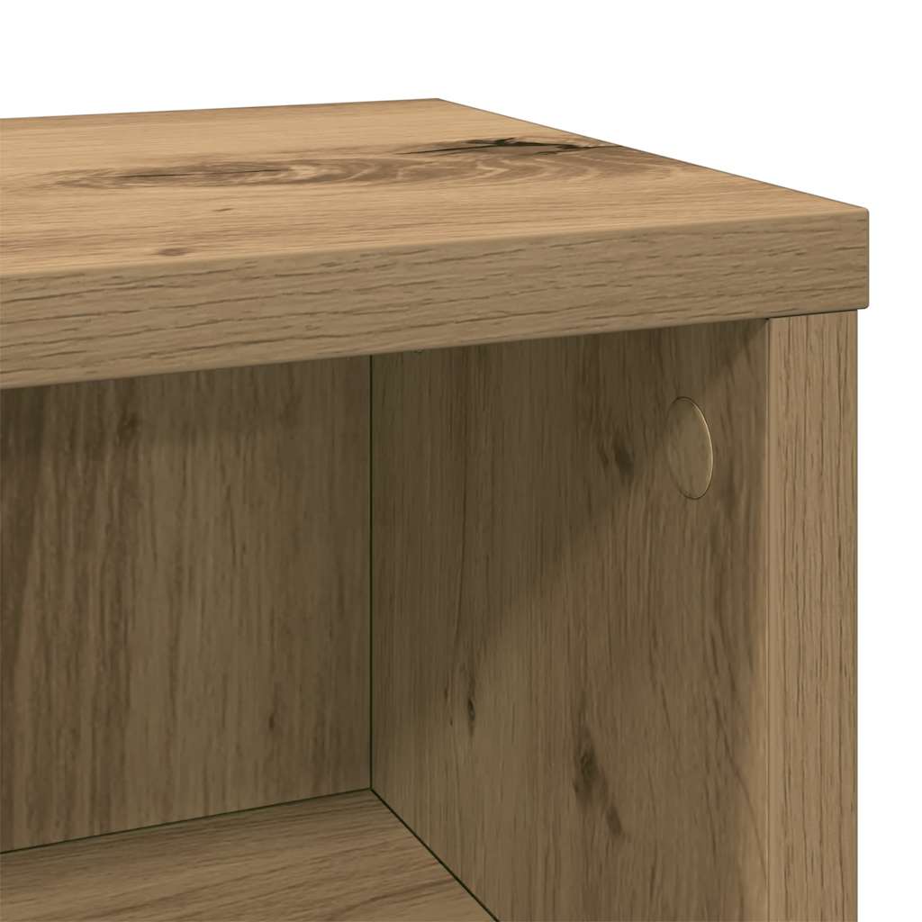 CD Cabinet Artisan Oak 21x20x88 cm Engineered Wood
