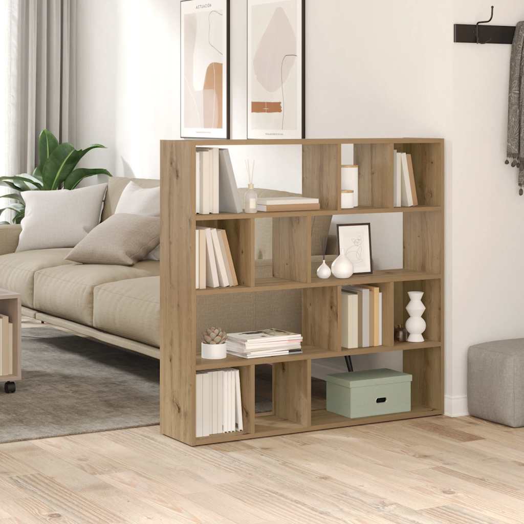 Book Cabinet/Room Divider Artisan Oak 105x24x102 cm