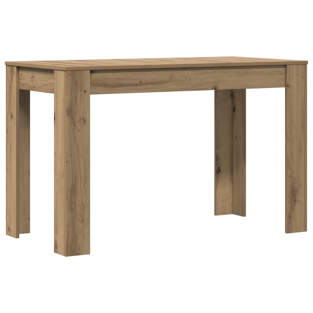Dining Table Artisan Oak 120x60x76 cm Engineered Wood