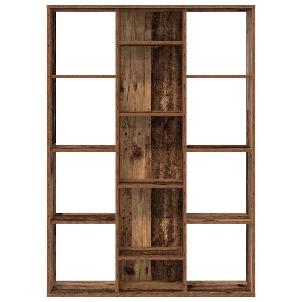Room Divider/Book Cabinet Old Wood 100x24x140 cm Engineered Wood