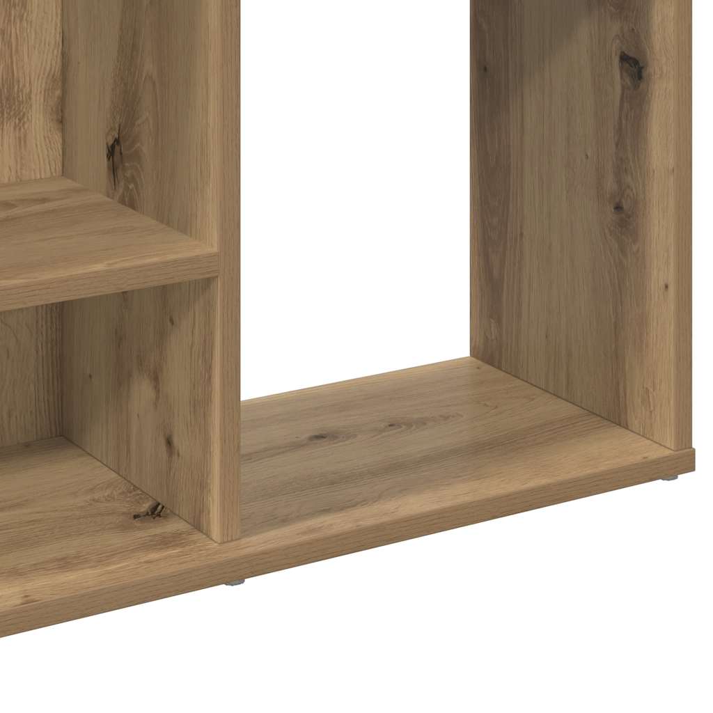 Room Divider/Book Cabinet Artisan Oak 100x24x140 cm Engineered Wood