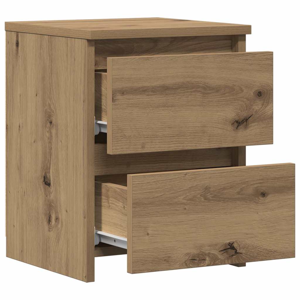 Bedside Cabinet Aritisan Oak 30x30x40 cm Engineered Wood