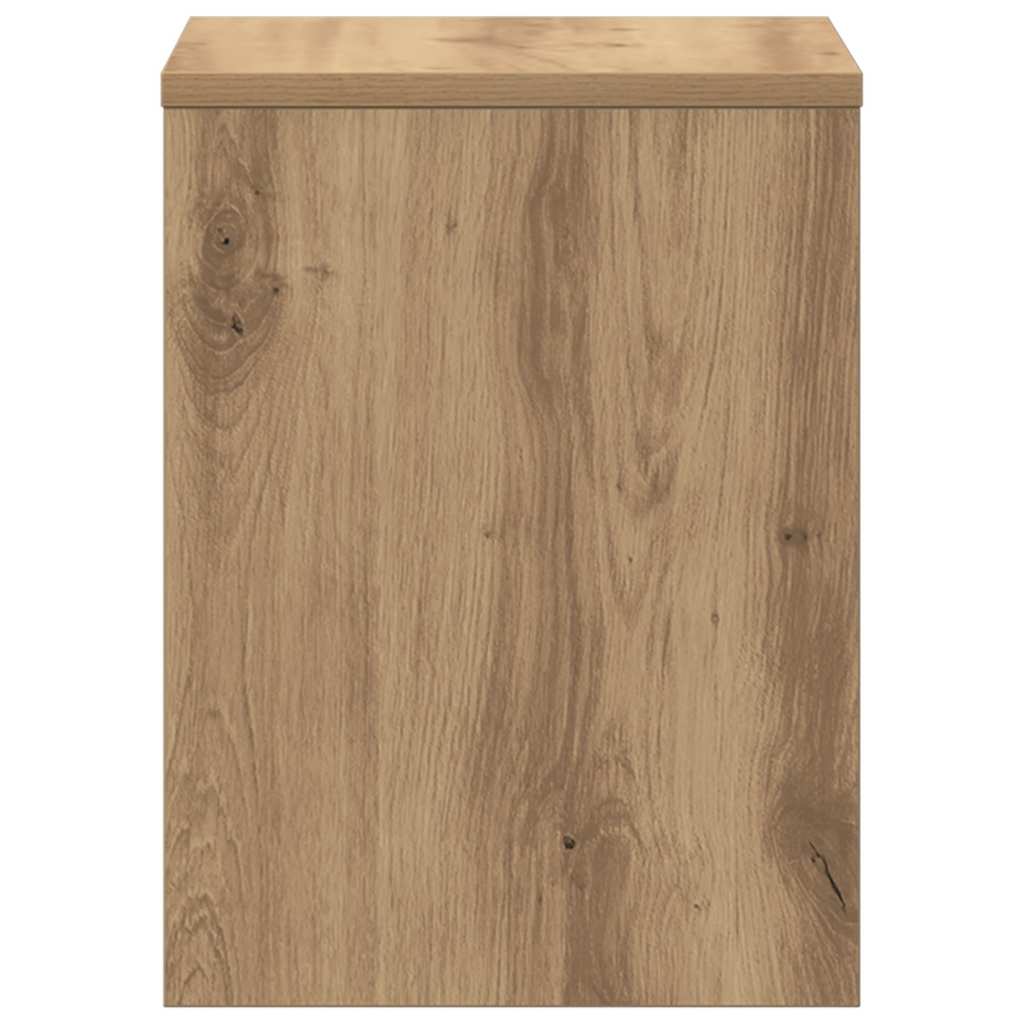 Bedside Cabinet Aritisan Oak 30x30x40 cm Engineered Wood