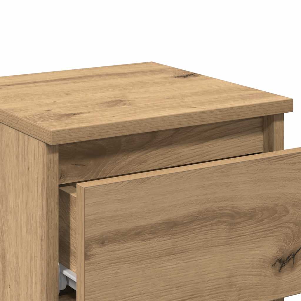 Bedside Cabinet Aritisan Oak 30x30x40 cm Engineered Wood