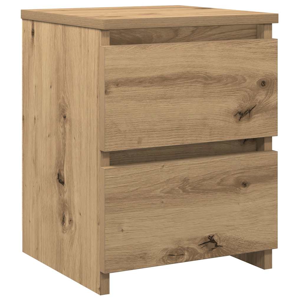 Bedside Cabinets 2 pcs Aritisan Oak 30x30x40 cm Engineered Wood