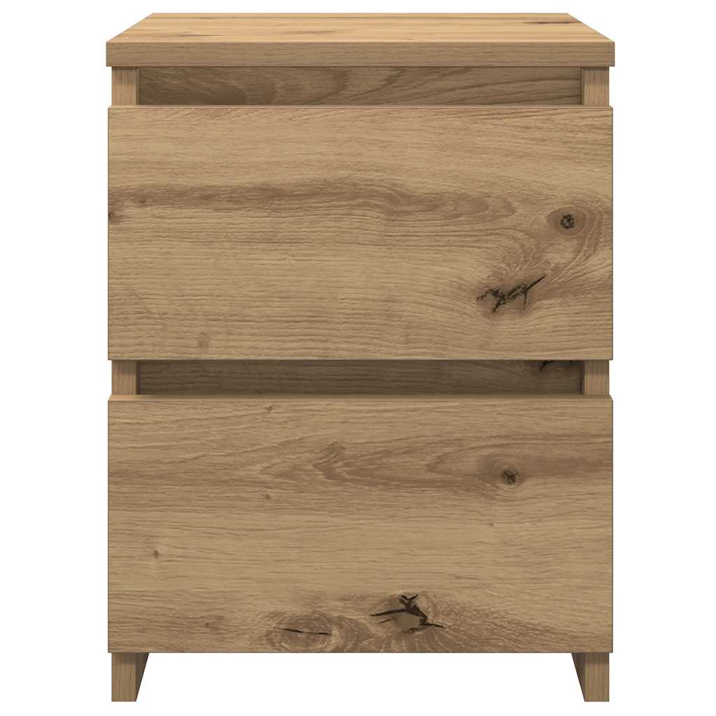 Bedside Cabinets 2 pcs Aritisan Oak 30x30x40 cm Engineered Wood